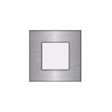 Teslamix Koridor Basamak Merdiven Sensörsüz Kare Spot Lamba Aydınlatma Metalik Gri Kasa 8cm X 8cm (gün Işığı)