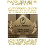 Test Seti-01 - 6 Adet x 3ml Parfüm Keşif Seti Deneme Boyu Seti Erkek Parfümler - 3 ml
