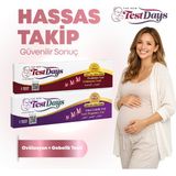 TestDays 8 Midstream Erken Ovulasyon Testi 1 Erken Gebelik Testi %99,8 Doğruluk Oranı