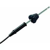 Testo 0600 9797 Yanma Havası Sıcaklık Sensörü, 0 İla 100 Derece C Aralığı, 4 Mm Çap, 330-1 Ll / -2 Ll Ve 327-2 Egzoz Gazı Analizi İçin 60