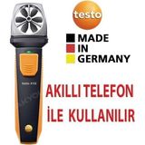 Testo 410I Akıllı Telefon ile Kullanılabilen Pervaneli Anemometre - Yok