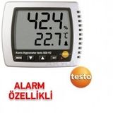 Testo 608-H2 Çok Hassas Sıcaklık ve Nem Ölçer Alarmlı Termohigrometre