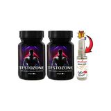 Testozone 2 Kutu Erkeklere Özel L-Argininli Lepidyumlu + Afrodizayn Masaj Yağı 30 ml