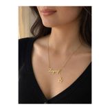 Teta Collection Isimli Gümüş Kaplama veya Altın Kaplama Çelik Kolye İSİM VE RENGİ SORU CEVAP BÖLÜMÜNDEN BELİRTİN