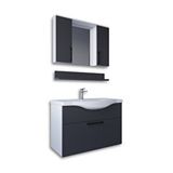 Teta Eko 80 cm Mdf Banyo Dolabi Seti