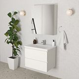 Teta Home Granada 65 Cm Mdf Gövde Membran Kapak Banyo Dolabı Seti