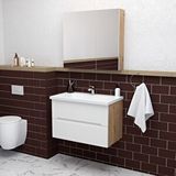 Teta Home Kopenhag 80 Cm Mdf Gövde Membran Kapak Banyo Dolabı Seti