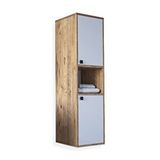 Teta Home Lizbon Mdf Banyo Boy Dolabı Meşe