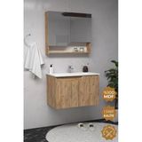 Teta Home Napoli 65 Cm Mdf Banyo Dolabı Seti Atlantik Çam