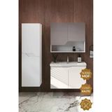 Teta Home Napoli 80 Cm Mdf Banyo Dolabı Seti + Boy Dolabı Beyaz
