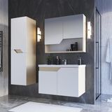 Teta Home Napoli 80 cm Mdf Banyo Dolabı Seti + Boy Dolabı