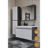 Teta Home Tokyo 100 Cm Mdf Banyo Dolabı Seti + Boy Dolabı Çok Renkli