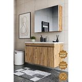 Teta Home Tokyo 100 Cm Mdf Banyo Dolabı Seti Çok Renkli