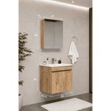 Teta Home Tokyo 55 Cm Mdf Banyo Dolabı Seti Atlantik Çam