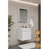 Teta Home Tokyo 55 Cm Mdf Banyo Dolabı Seti Beyaz