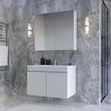 Teta Home Tokyo 65 cm MDF Beyaz Banyo Dolabı Seti