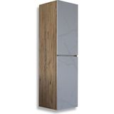 Teta Home Tokyo Atlantik Çam-Beyaz Mdf Banyo Boy Dolabı