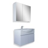 Teta Kahire 80 cm Beyaz Mdf Banyo Dolabı Seti