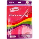Tetas Kırtasiye Ticon Hazır Kaplık Yapışkanlı Kitap Kırmızı 10’lu Paket