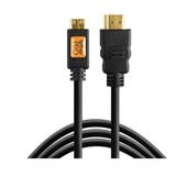 Tether Tools TetherPro HDMI Mini Kablo 3 m - DSLR Fotoğraf Makineleri, Televizyon, Monitör, A/V Alıcıları İçin - Siyah