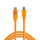 Tether Tools Tetherpro Usb-c to 2.0 Mini-b 5-pin 4.6 m Bağlantı Kablosu