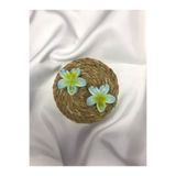 TETHOME 2'li Küçük Boy Lotus Çiçeği Mandal Toka 4.5 Cm