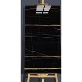 Tetik 10 Adet 30X60 Cm Siyah Altın Mermer Kendinden Yapışkanlı Duvar Paneli