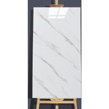 Tetik 10 Adet 30X60 Cm Siyah Beyaz Mermer Kendinden Yapışkanlı Duvar Paneli