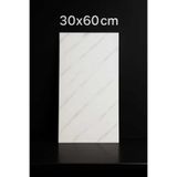 Tetik 10 Adet 60X30 Kendinden Yapışkanlı Esnek Pvc Duvar Paneli, Beyaz, 30 X 61