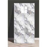 Tetik 10 Adet 60X30 Kendinden Yapışkanlı Pvc Duvar Paneli, Gri, 30 X 61, Mr1801