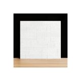 Tetik 6 Adet 70X70Cm Beyaz 3D Dekoratif Kendinden Yapışkanlı Esnek Taş Ev Tuğla Kesme Taş Köpük Duvar, Beyaz, 70 X 70