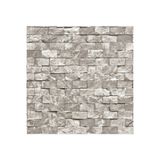 Tetik 9150 Zümrüt 3 Boyutlu Patlatma Taş Desenli Duvar Kağıdı 5 M2 (Gri) 9150, Gri, 100 X 110