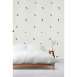 Tetik Bien Exclusive Çiçek Desenli Duvar Kağıdı 2704, Mavi, 100 X 110