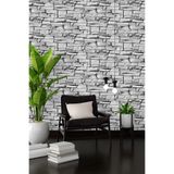 Tetik Bien Exclusive Taş Desenli Duvar Kağıdı 7270, Gri, 100 X 110