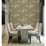 Tetik Duvar Kağıtları ADAWALL SIGNATURE ÇİÇEKLİ DUVAR KAĞIDI (10M2) 106 x 10 YEŞİL