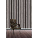 Tetik Zümrüt Exclusive Lambri Desenli Duvar Kağıdı 7600-1, Gri, 100 X 110