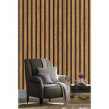 Tetik Zümrüt Exclusive Lambri Desenli Duvar Kağıdı 7610-10, Ahşap, 100 X 110