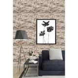 Tetik Zümrüt Exclusive Taş Desenli Duvar Kağıdı 9300, Bej, 100 X 110