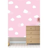 Tetik Zümrüt Kids Duvar Kağıdı 405-3, Penbe, 100 X 110