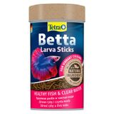 Tetra Betta Larva Sticks Solucan Şekilli 33 gr Akvaryum Betta Balığı Çubuk Yemi