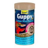 Tetra Guppy Colour Mini Doğal Renk Güçlendiricili 250 ml Akvaryum Lepistes Balığı Pul Yemi