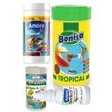 Tetra-Melek-Lepistes 4Lu Balik Yemi Seti,Tropical Mix 125Ml,Bonisa Tropical 250,Algae Garlic
