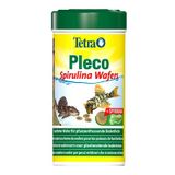 Tetra Pleco Spirulina Wafers Spirulina 105 gr Yosunlu Otçul Dip Balığı Tablet Yemi
