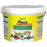 Tetra Pleco Veggie Wafers 1800 gr Kabaklı Otçul Akvaryum Dip Balığı Tablet Yemi