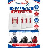 Tetra Rosa Bosch Siemens Uyumlu G All Tipi 4 Adet Toz Torbası