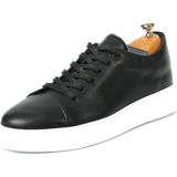 Tetri Marcellus Model Gerçek Deri Erkek Siyah Sneaker - Erkek Siyah Günlük Spor Ayakkabı - 0 - Siyah