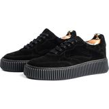 Tetri Pgup Model Deri El Yapımı Erkek Siyah Süet Sneaker Ayakkabı - 0 - Siyah