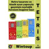 #Tetris Retro 90Lar Klasik Oyun Konsolu Pilli Taşınabilir Şık Hediye Tetris Nostaljik El Atarisi