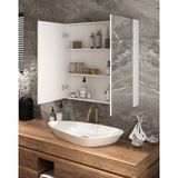 Tetto Elagante Lavobo Üstü Aynalı Banyo Dolabı 60 x 60 cm - Beyaz