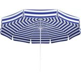 Tevalli Parasol's 100/10 Mavi Beyaz Çizgi Delüks Plaj ve Bahçe Şemsiye